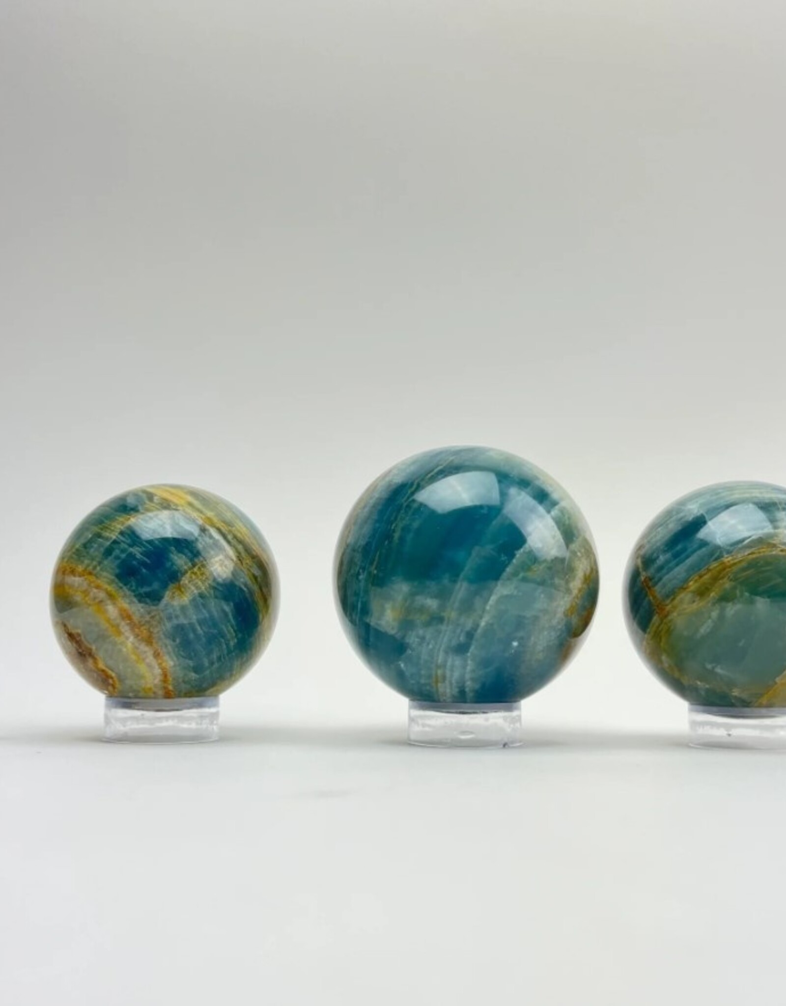 Blue Onyx | Spheres | 65-75mm