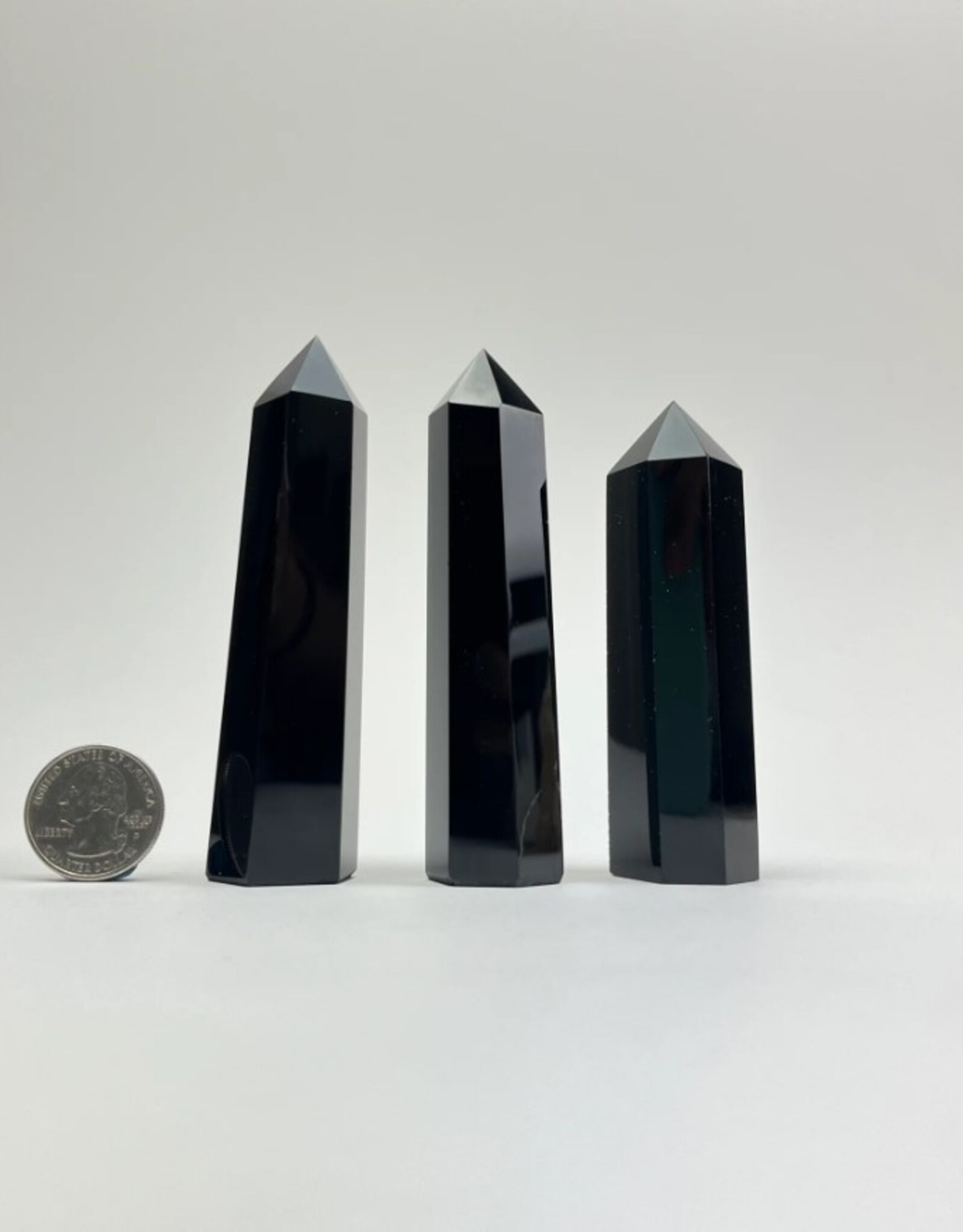 Black Obsidian | Standing Points | 85-95mm