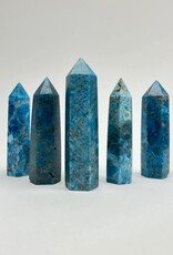 Blue Apatite | Standing Point Skinny |80-90mm