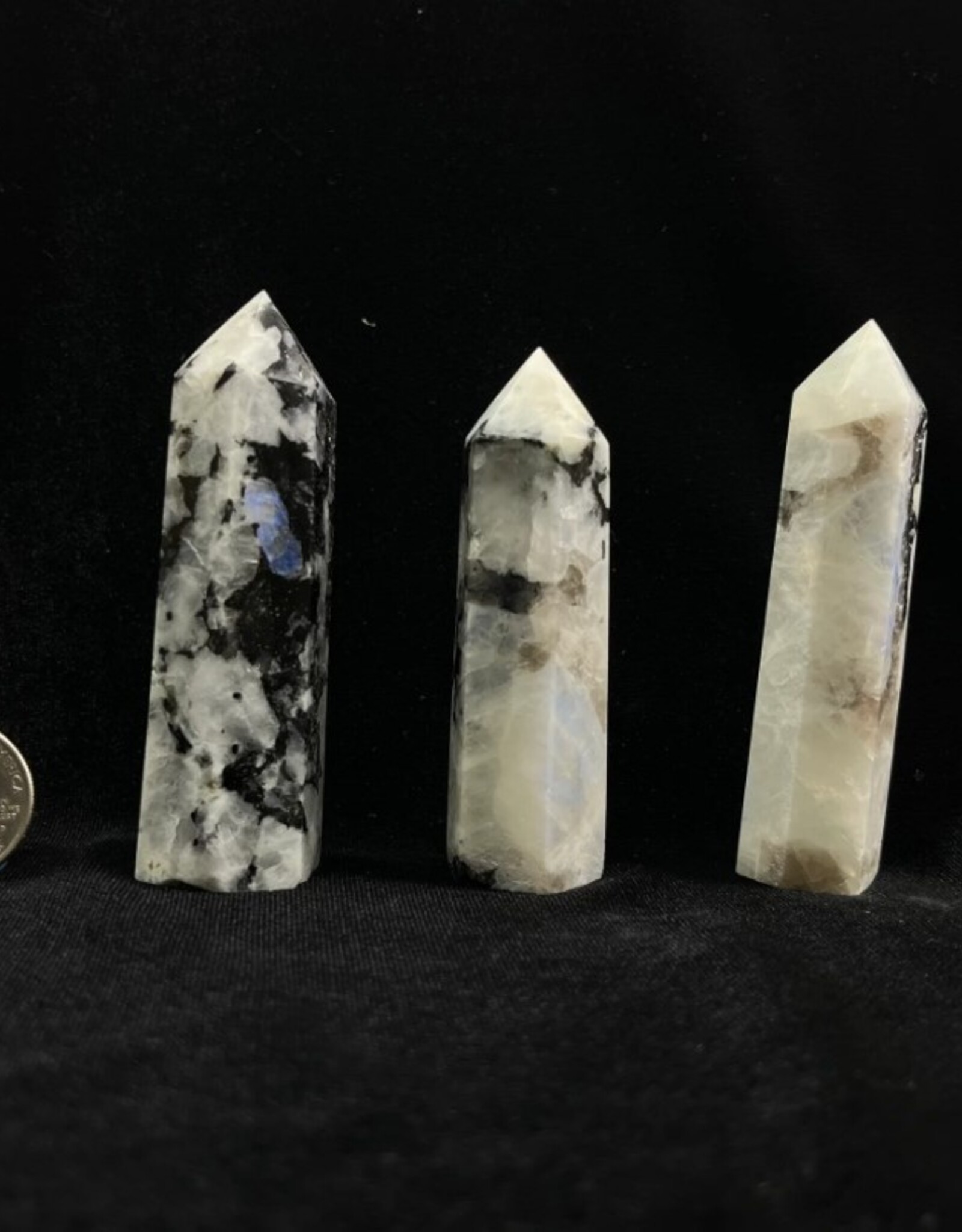 *Rainbow Moonstone | Standing Points |  80-90mm