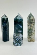 Moss Agate | Standing Points | 80-90mm