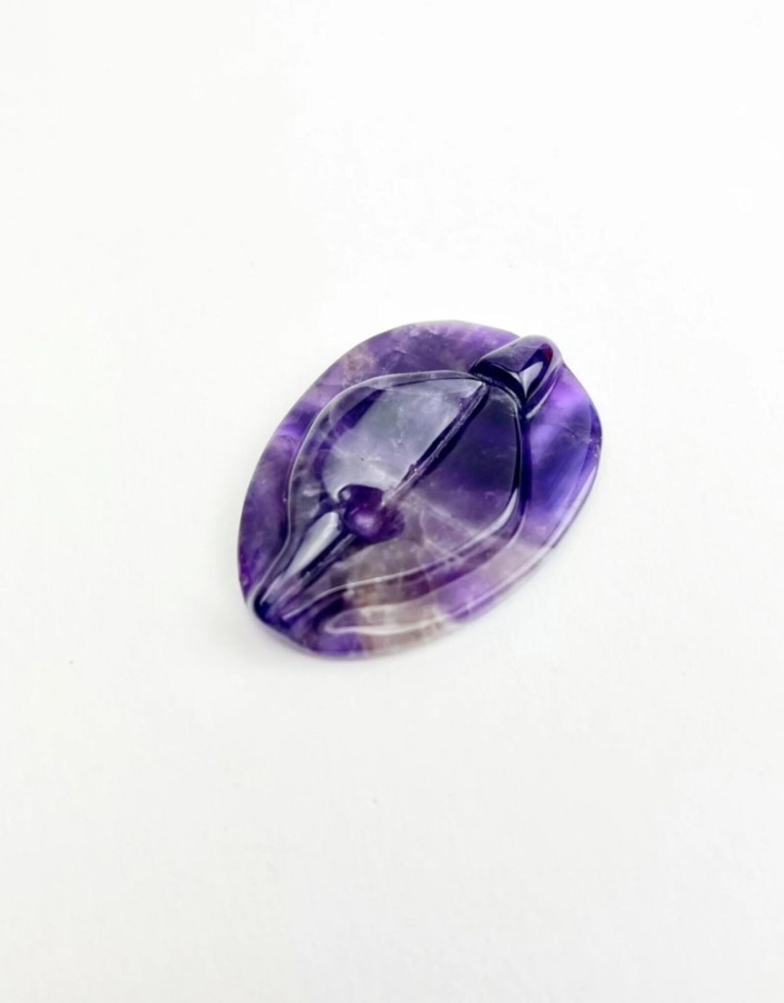 Yoni Worry Stone | Amethyst