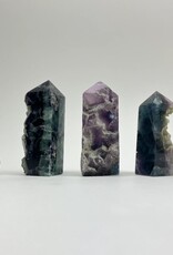 Fluorite | Standing Point w/ Raw Face | 90-110mm