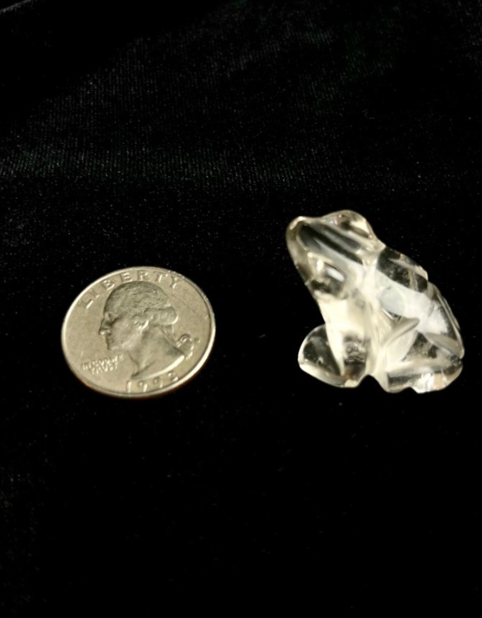 Clear Quartz Frog | 25-35mm | Brazil