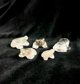 Clear Quartz Frog | 25-35mm | Brazil