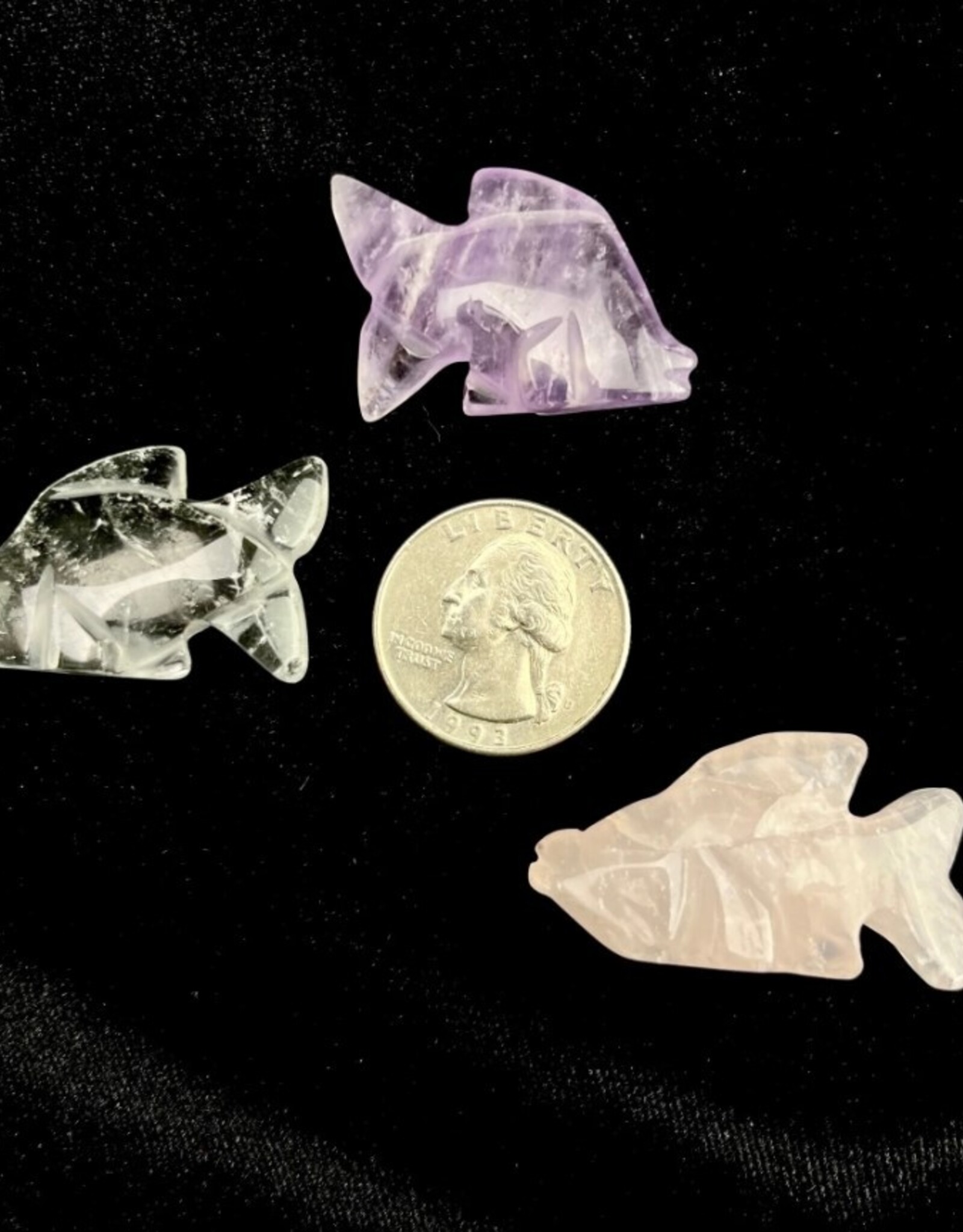 Crystal Carved Fish | 25-35mm |