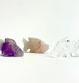 Crystal Carved Fish | 25-35mm |