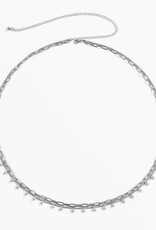 Gold Circle Charm Beaded Belly Chain in Solid Copper |