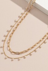 Gold Circle Charm Beaded Belly Chain in Solid Copper |