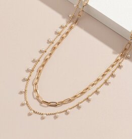 Gold Circle Charm Beaded Belly Chain in Solid Copper |