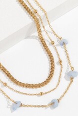 *Gold Crystal Bead Waist Belly Chain in Solid Copper, Crystal | Gold