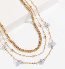 *Gold Crystal Bead Waist Belly Chain in Solid Copper, Crystal | Gold