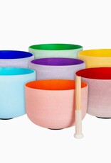 10" Colored Crystal Singing Bowls |