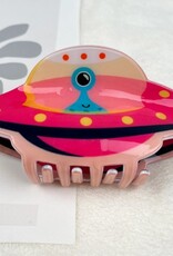 Ufo Cartoon Anime Alien Spaceship Hair Claw Clip |