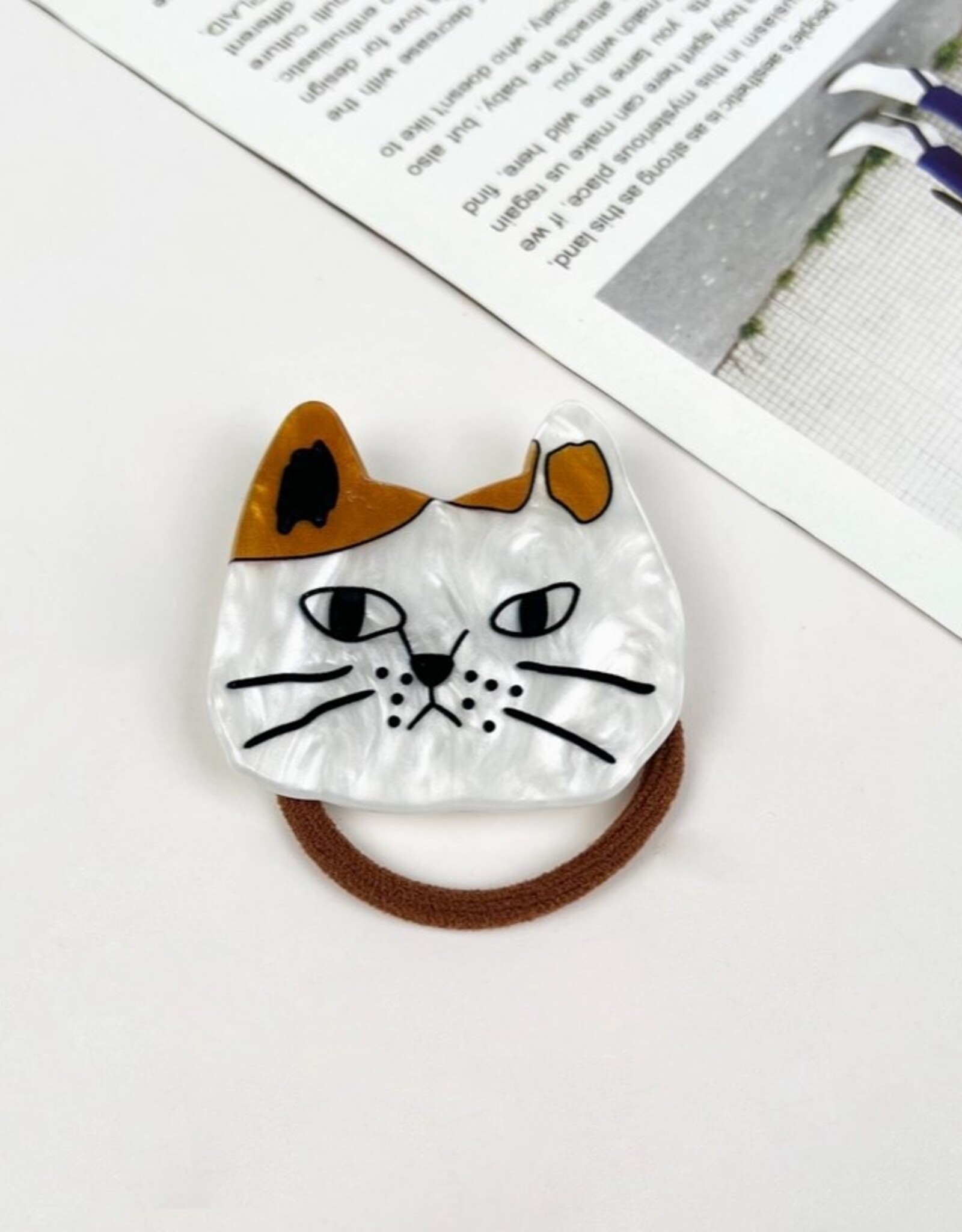 Lovely Cartoon Cat Hair Tie |