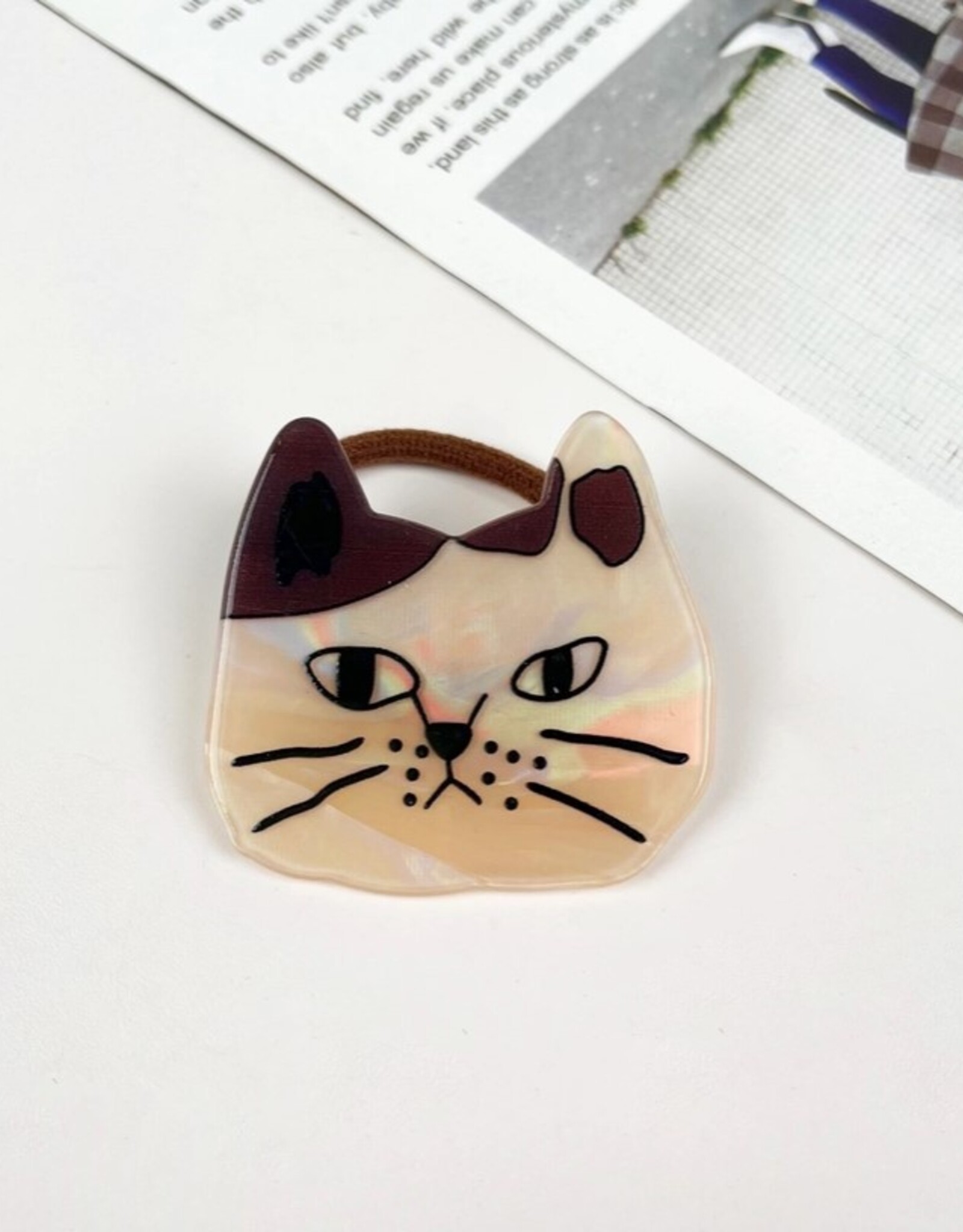 Lovely Cartoon Cat Hair Tie |