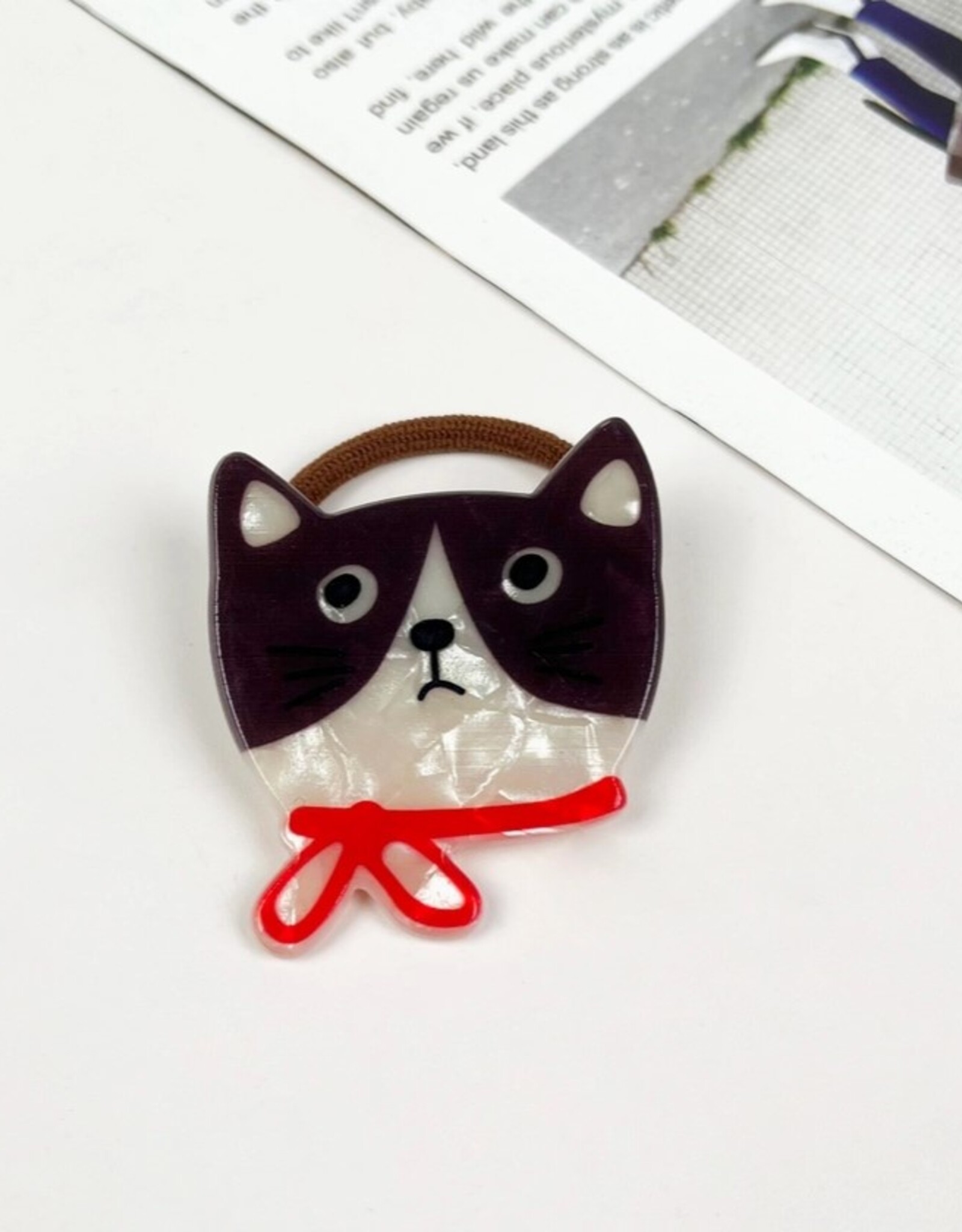 Lovely Cartoon Cat Hair Tie |