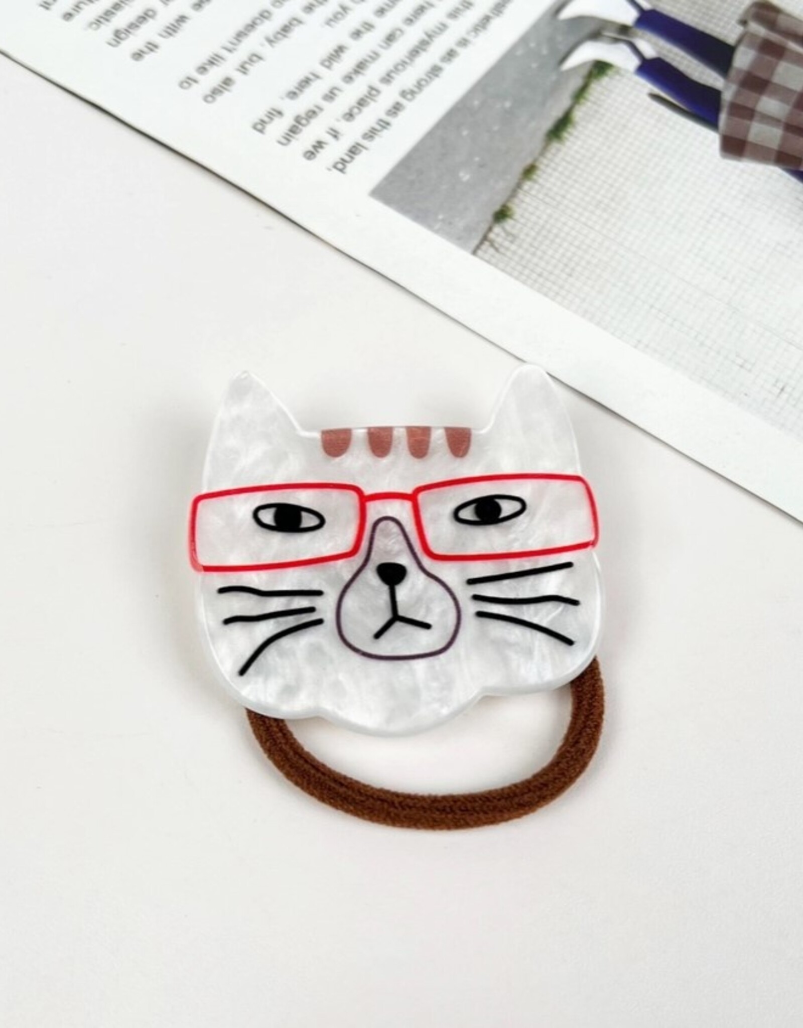 Lovely Cartoon Cat Hair Tie |