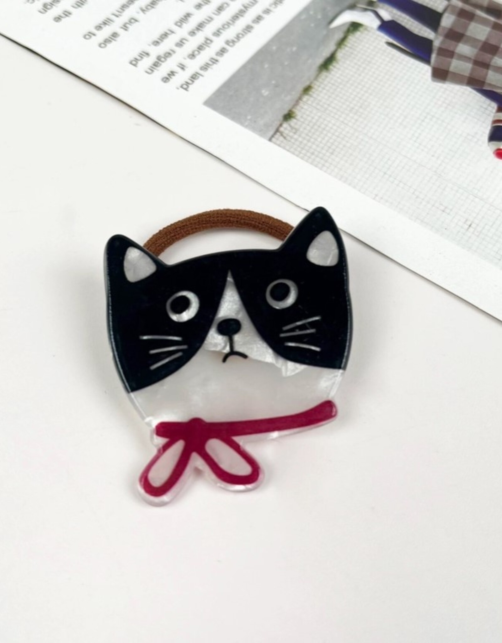 Lovely Cartoon Cat Hair Tie |