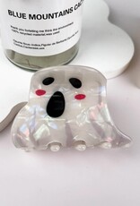 White Ghost Halloween Hair Clip |