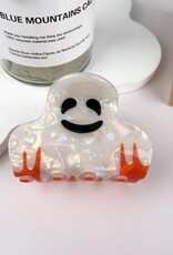 White Ghost Halloween Hair Clip |