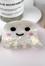 White Ghost Halloween Hair Clip |
