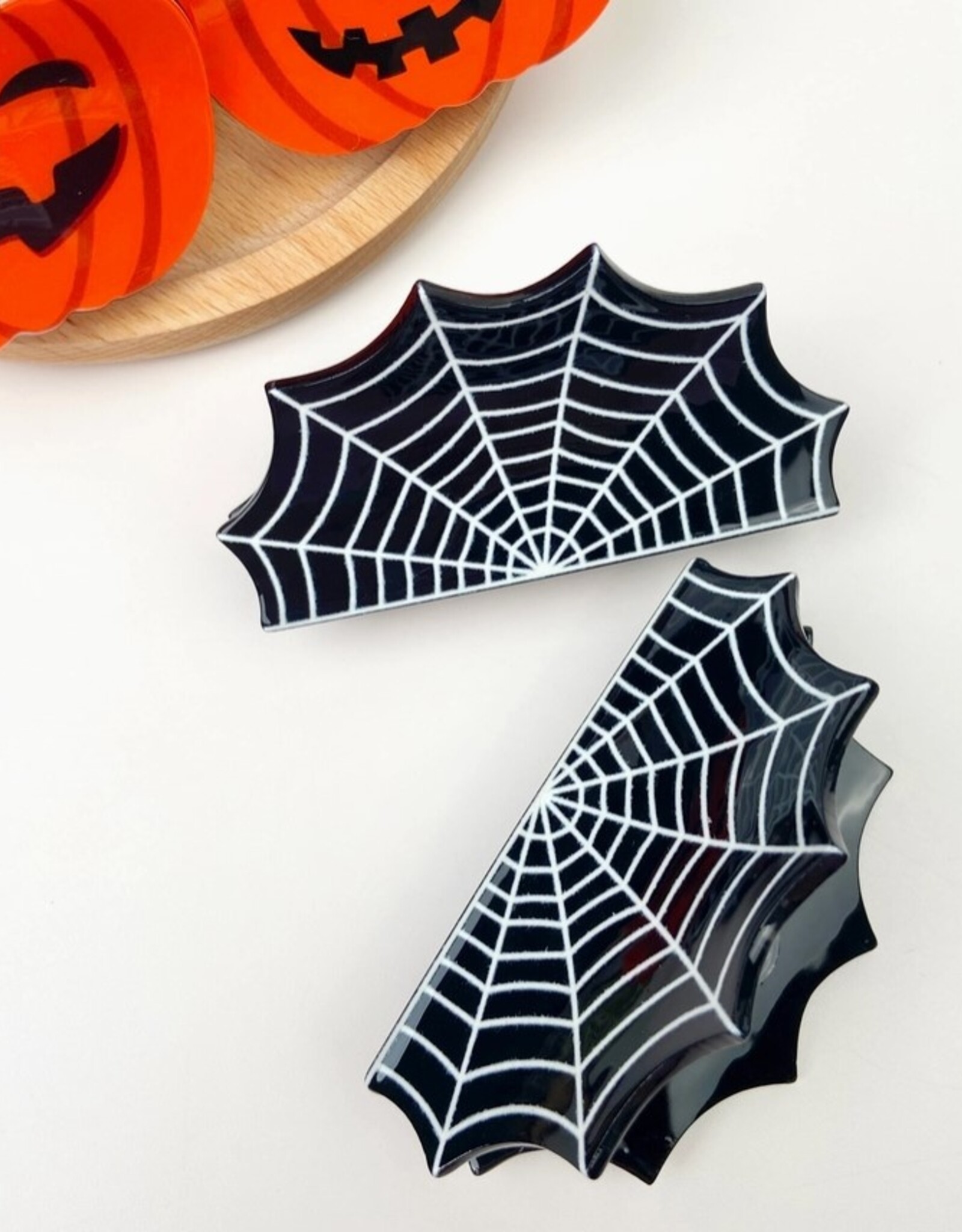 3" Halloween Cute Bat Hair Clips |