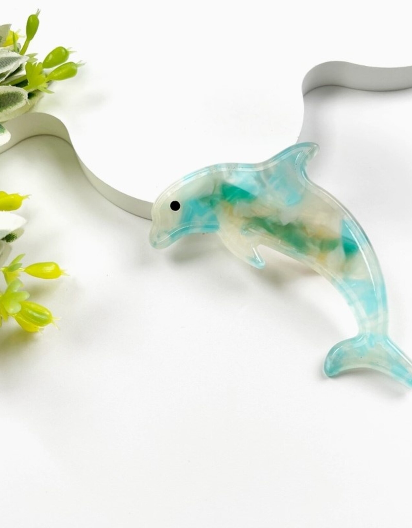 Acetate Dolphin Duckbill Clip |