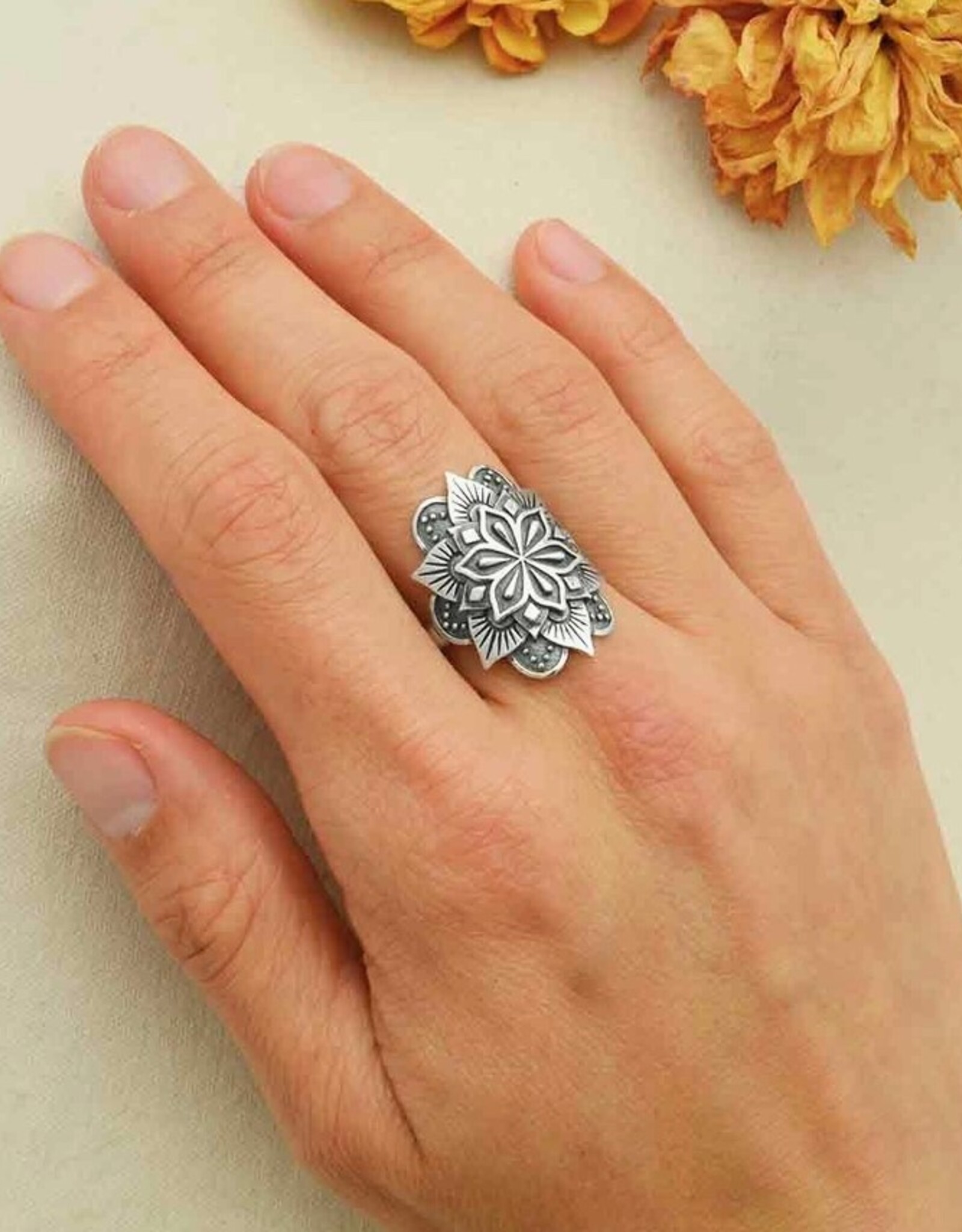Large Mandala Ring |