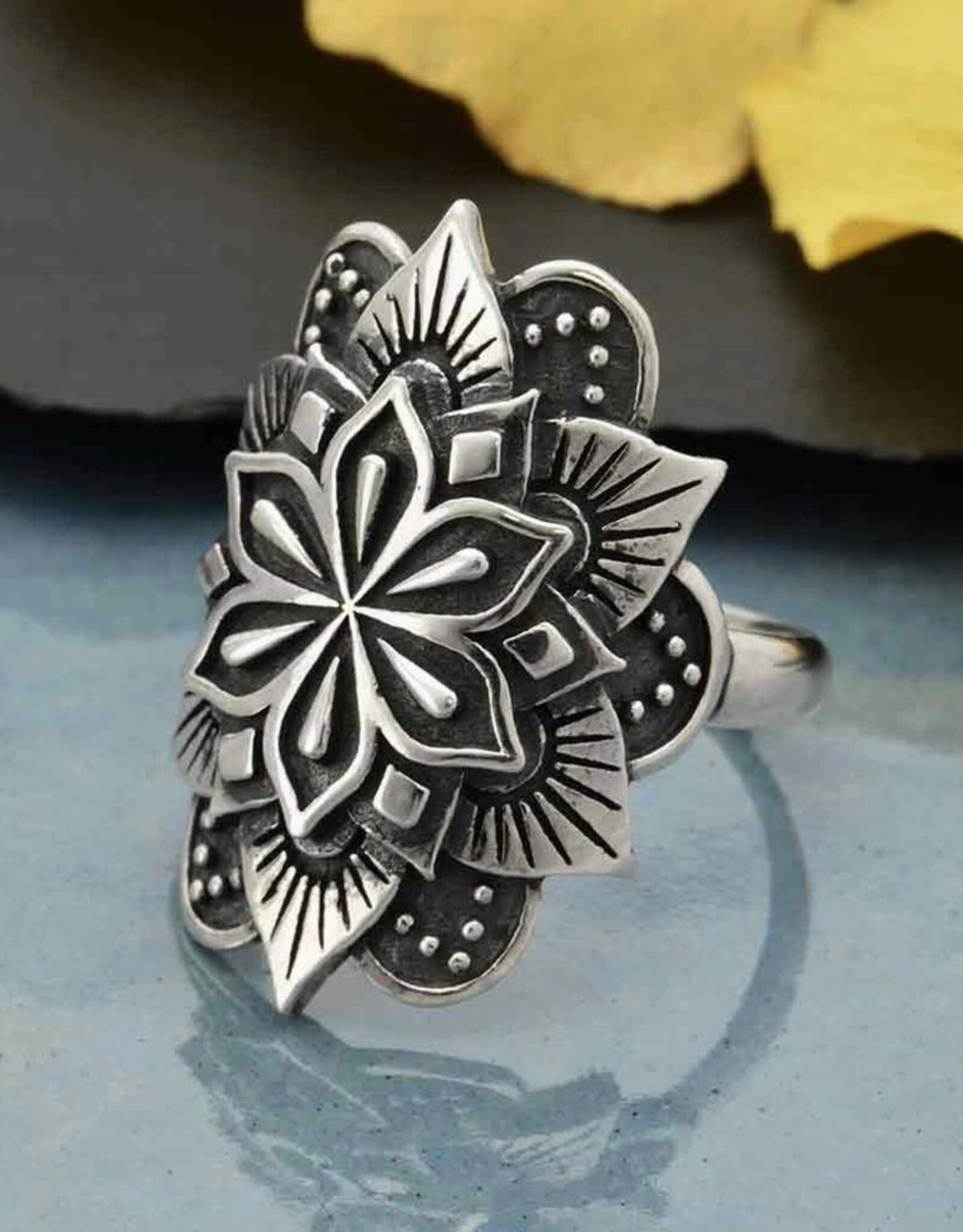 Large Mandala Ring |