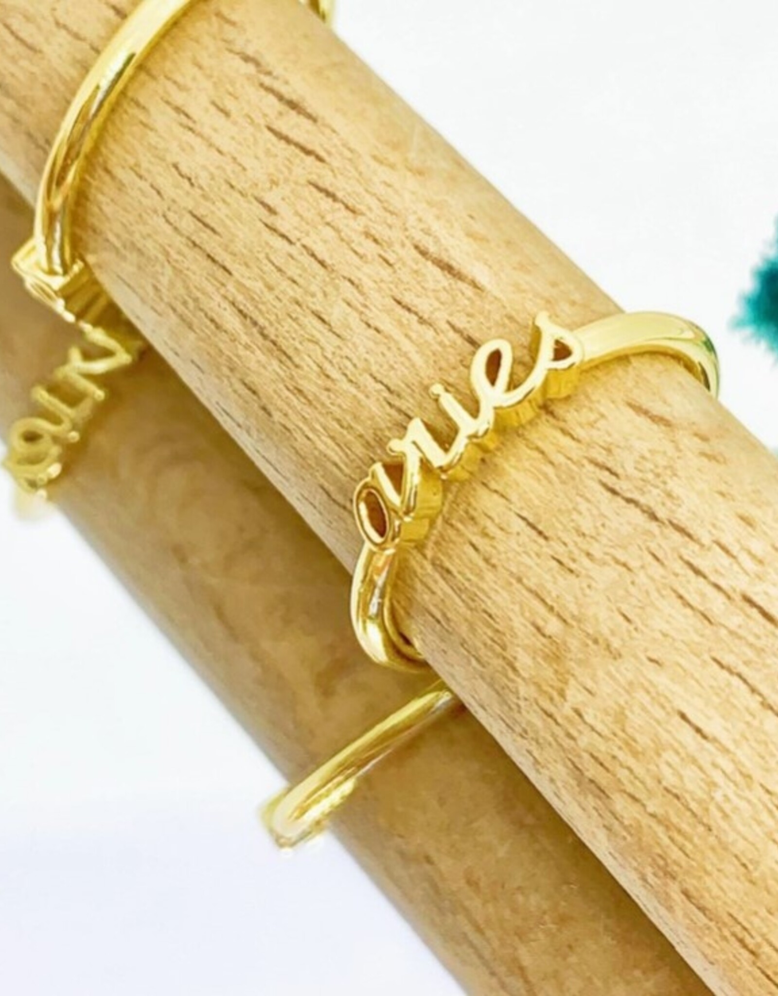 Zodiac Gold Rings |