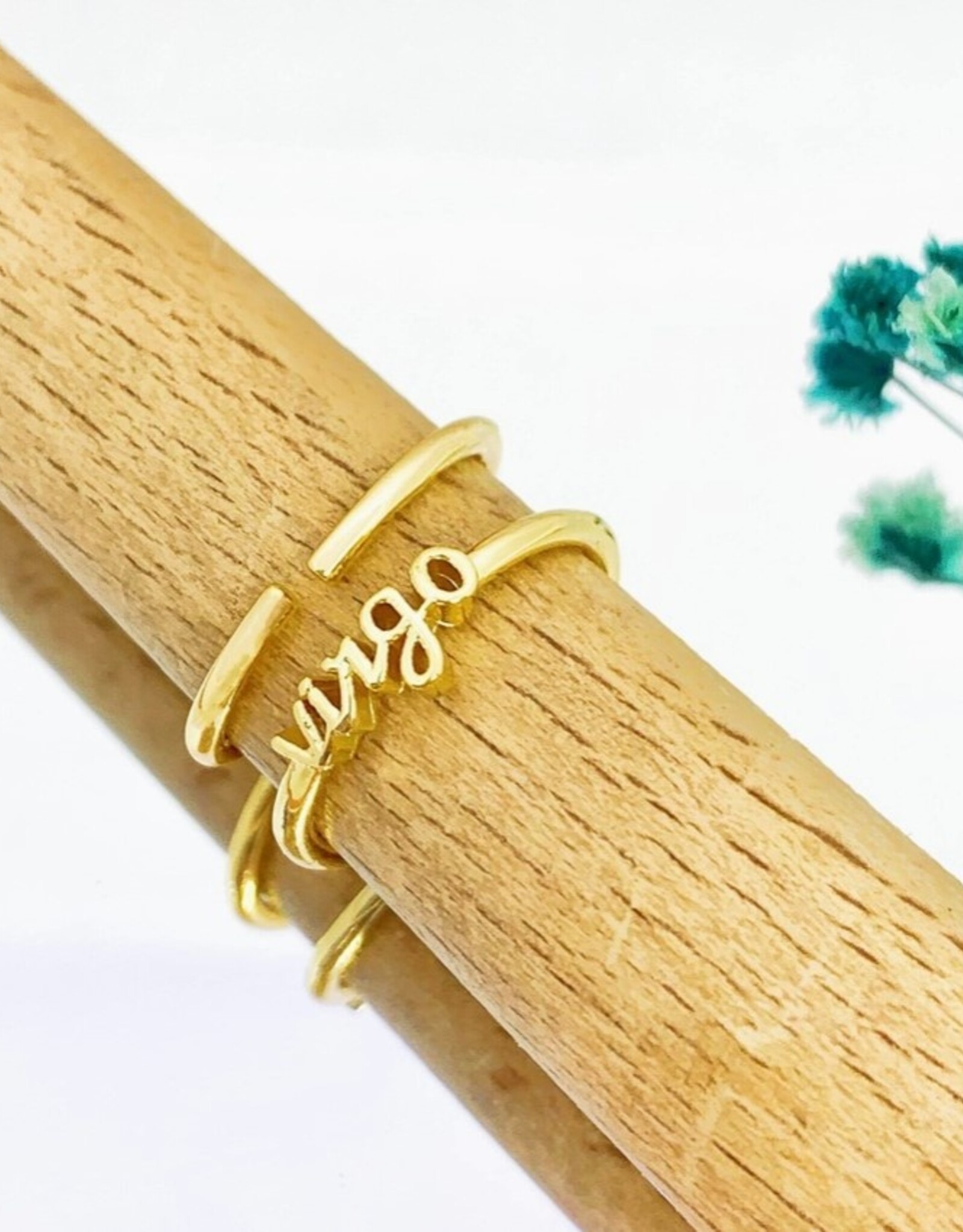 Zodiac Gold Rings |