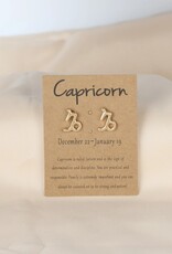 Dainty Gold Zodiac Earrings |