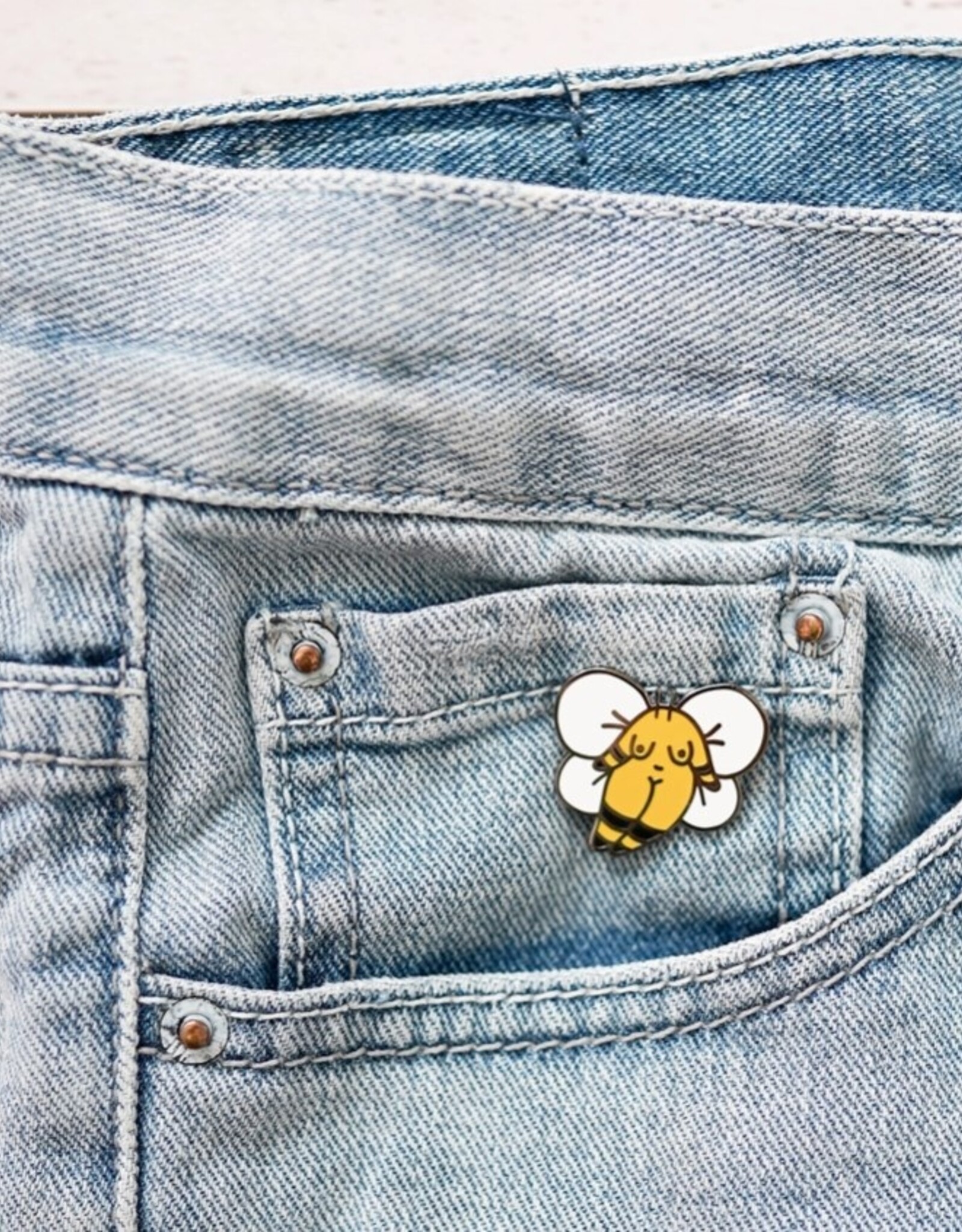 Bumblebee Girl Enamel Pin