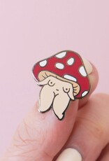 Mushroom Girl Enamel Pin Mushroom Girl Enamel Pin