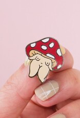 Mushroom Girl Enamel Pin Mushroom Girl Enamel Pin