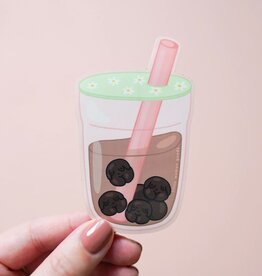 *Booba Milk Tea Vinyl Sticker