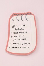 Feminist Agenda Vinyl Sticker Feminist Agenda Vinyl Sticker