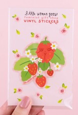 Strawberry Vinyl Sticker
