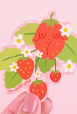 Strawberry Vinyl Sticker