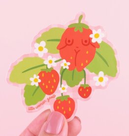 Strawberry Vinyl Sticker