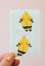 Bumblebee Girl Vinyl Sticker Sheet