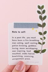 Motivational Witch Vinyl Sticker- Note To Self