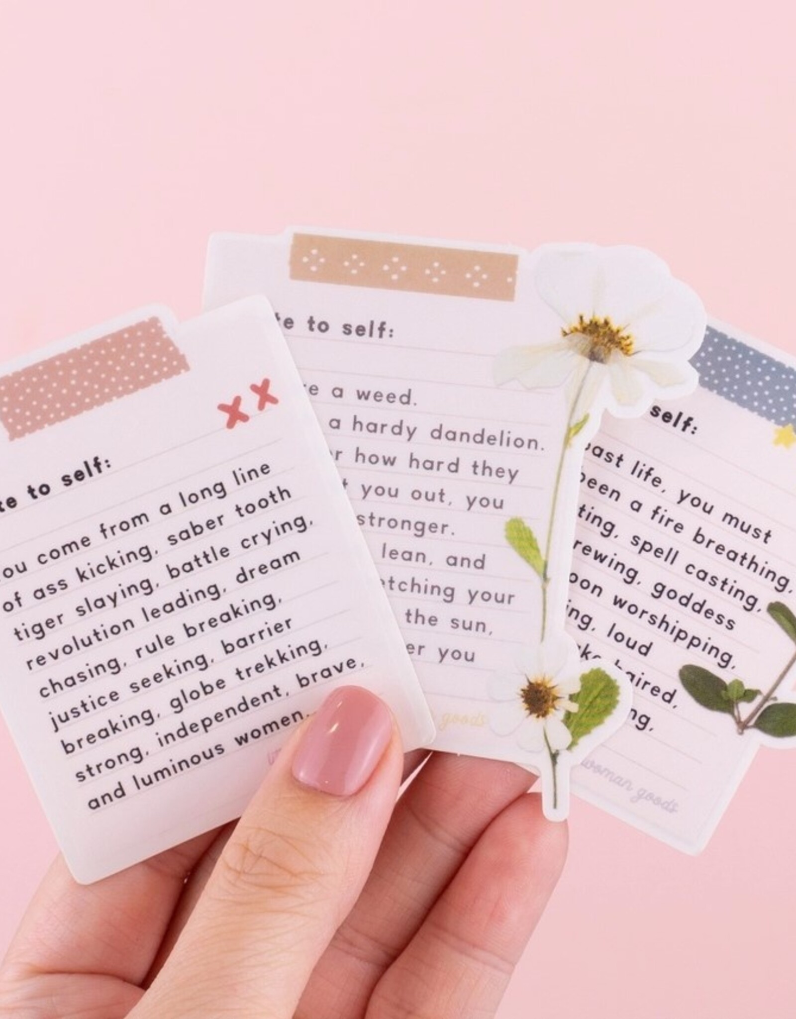 Motivational Witch Vinyl Sticker- Note To Self
