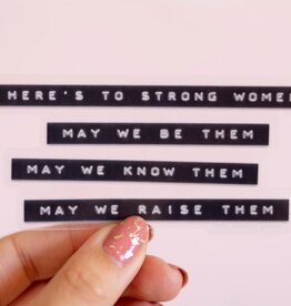 Strong Women - Feminist Vinyl Sticker