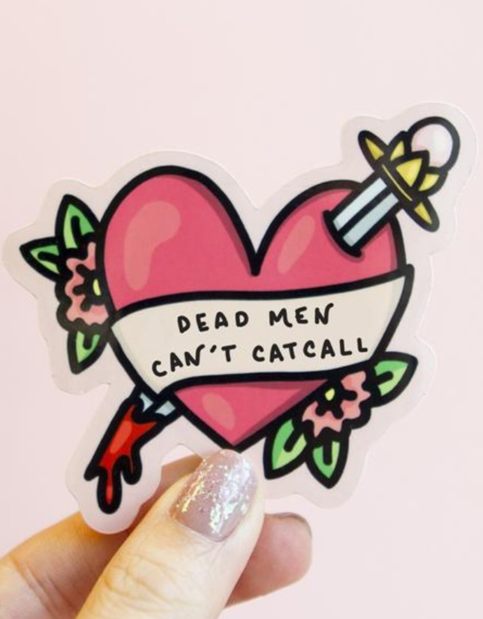 Dead Men - Feminist Vinyl Sticker