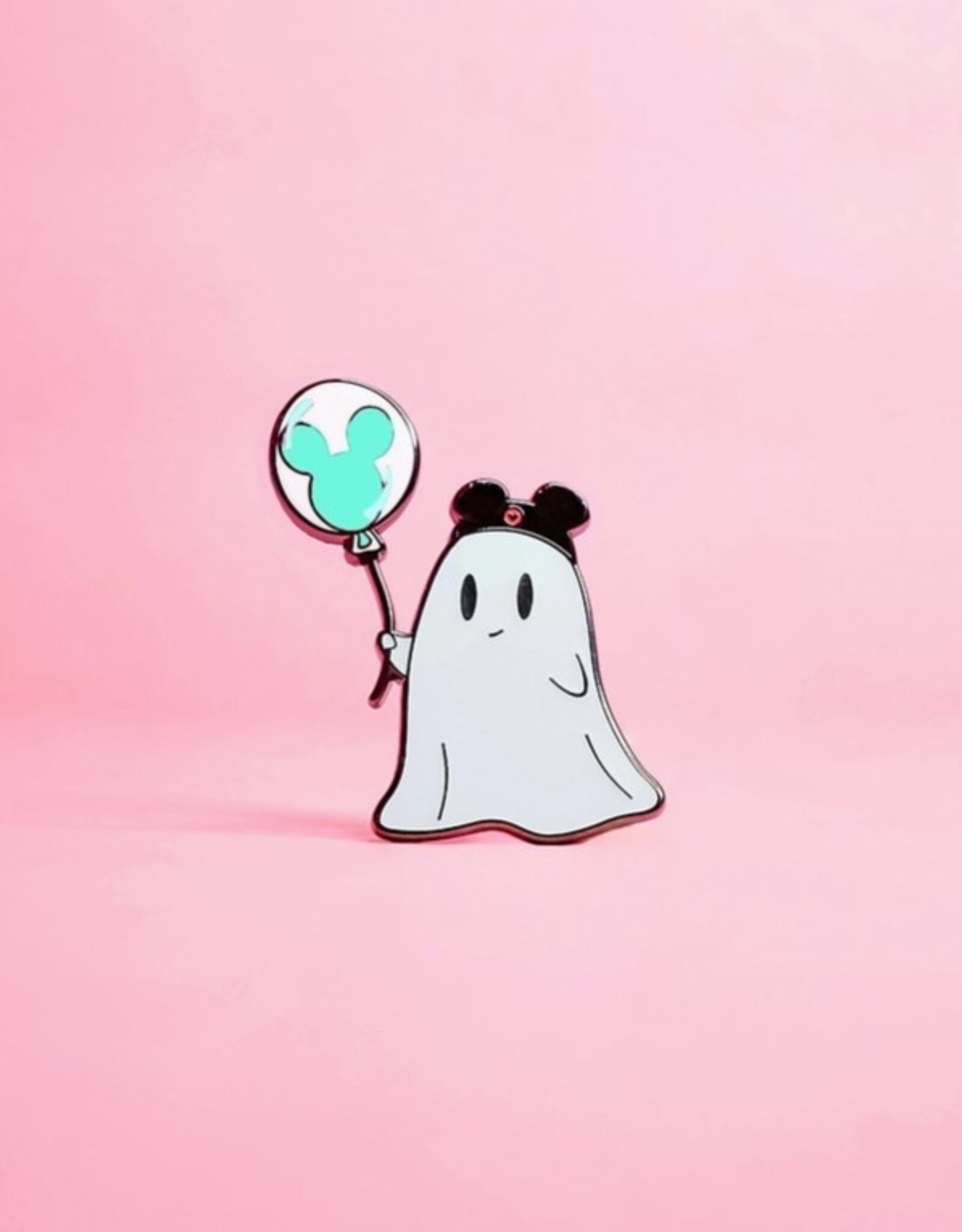 Balloon Ghost Parks Edition (Teal) Enamel Pin