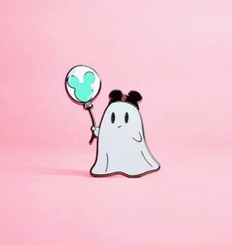 Balloon Ghost Parks Edition (Teal) Enamel Pin