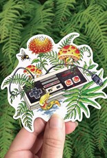 Nature Nostalgia - Vinyl Sticker - Mushroom Gamer Nintendo Nature Nostalgia - Vinyl Sticker - Mushroom Gamer Nintendo
