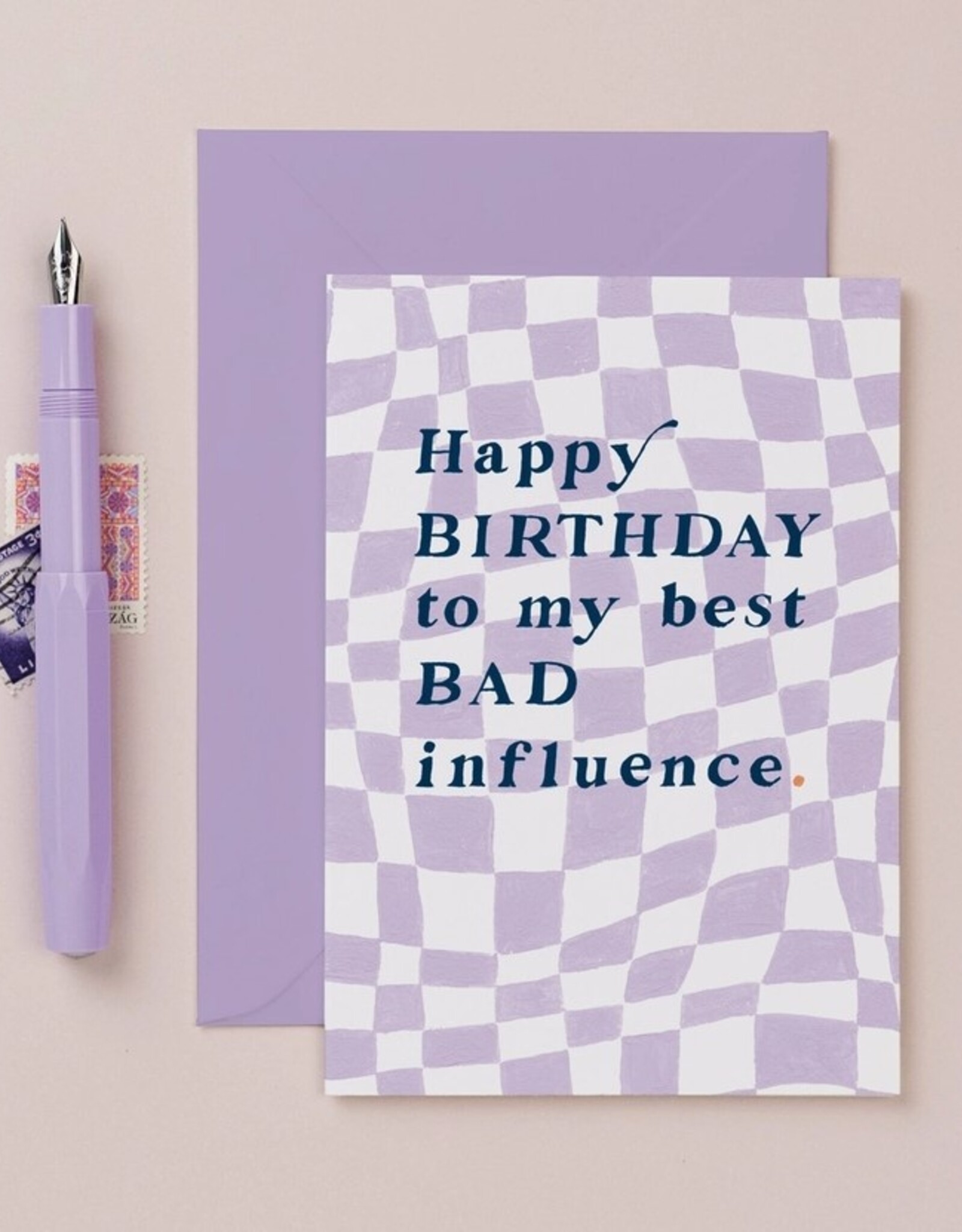 Bad Influence Birthday Card | Funny Birthday Cards